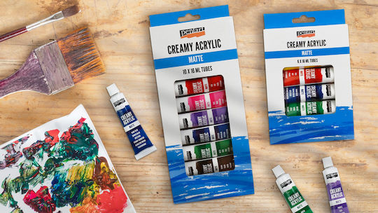 Pentart Acrylic Paint Set in Silber color 60ml 1Stück