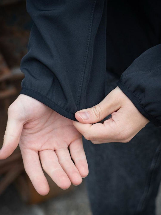 Fostex Garments Αντιανεμικό Κυνηγετικό Μπουφάν Softshell Μαύρο