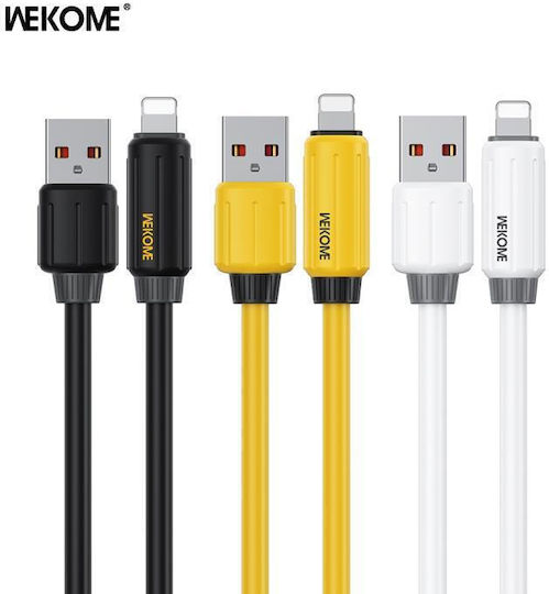 WK Wdc-27i USB-A към Lightning кабел 12W Жълт 1м