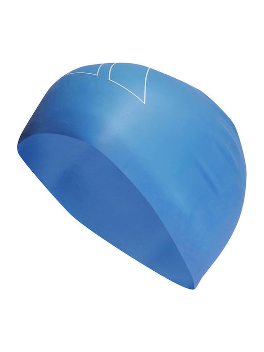 adidas Logo Silicone Adults Swimming Cap Blue