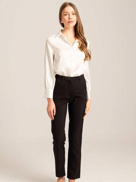 Brooklyn Women's Long Sleeve Shirt Ecru