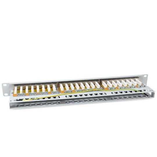 Equip Patch Panel για Rack 1U 19" 48 Θυρών cat6a Γκρι