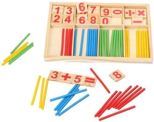Marionette Wooden Toys Educational Game Letters & Numbers made of Wood