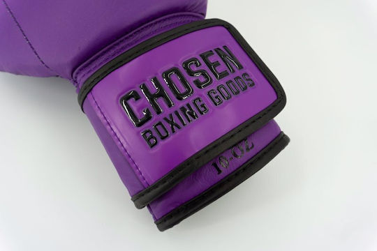 Chosen Mănuși de Box din Piele pentru Competiție Violet