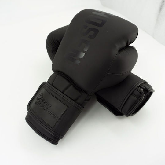 Chosen Boxing Gloves Made Of Synthetic Leather For Competition Black
