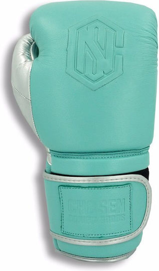 Chosen Leather Boxing Gloves for Competition Blue