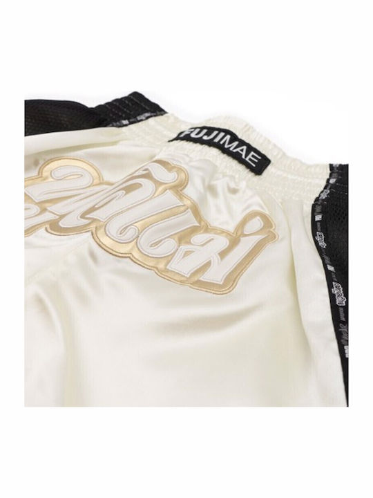 Fujimae Shorts Kick/Thai-Boxen Weiß