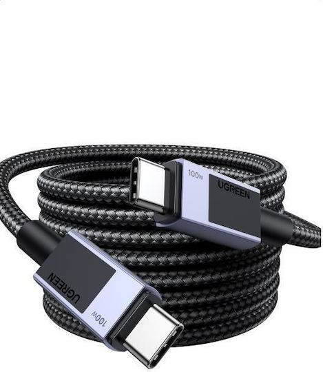 Ugreen USB 2.0 Cable USB-C Male - USB-C 100W PD Black 2m 45064