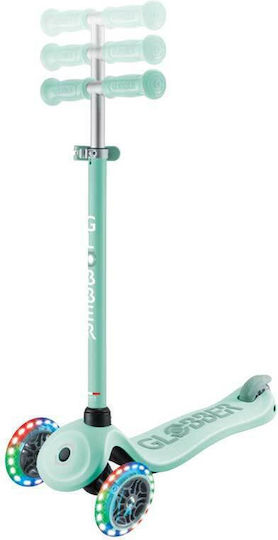 Globber Kids Scooter Foldable 3-Wheel with Seat Mint