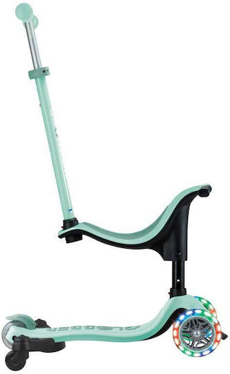 Globber Kids Scooter Foldable 3-Wheel with Seat Mint