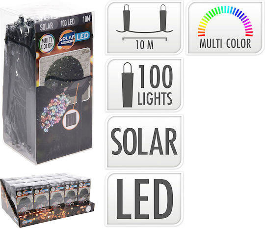 Lifetime Hanging Solar Light Garland with Photocell IP44