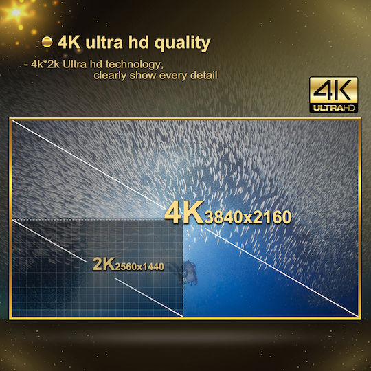 Cabletime HDMI 2.0 Premium High Speed 4K 60Hz HDR Kabel HDMI-Stecker - HDMI-Stecker 2m Blauer