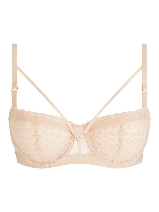 Chantelle Balconette Push Up Balconette Bra Beige