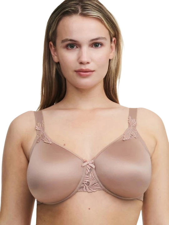 Chantelle Hedona Minimizer Minimizer Bra without Padding Underwire Rose Gold