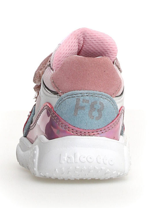 Παιδικά Sneakers Ανατομικά με Σκρατς Ροζ