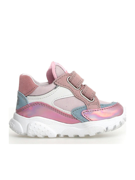 Παιδικά Sneakers Ανατομικά με Σκρατς Ροζ