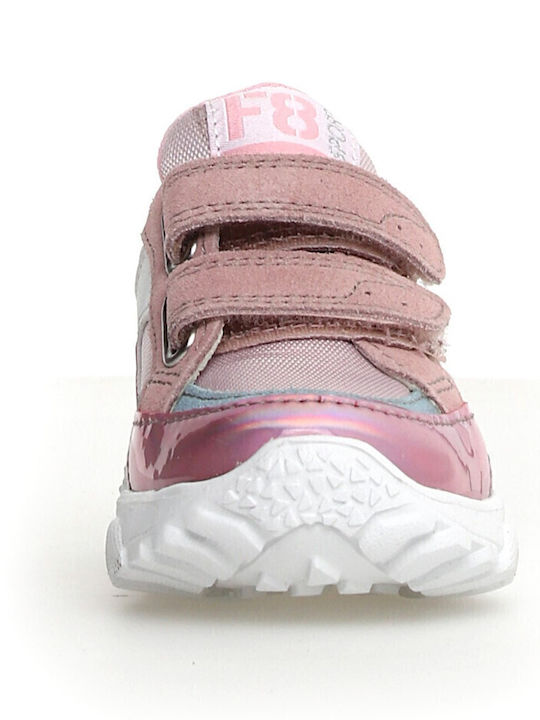 Παιδικά Sneakers Ανατομικά με Σκρατς Ροζ