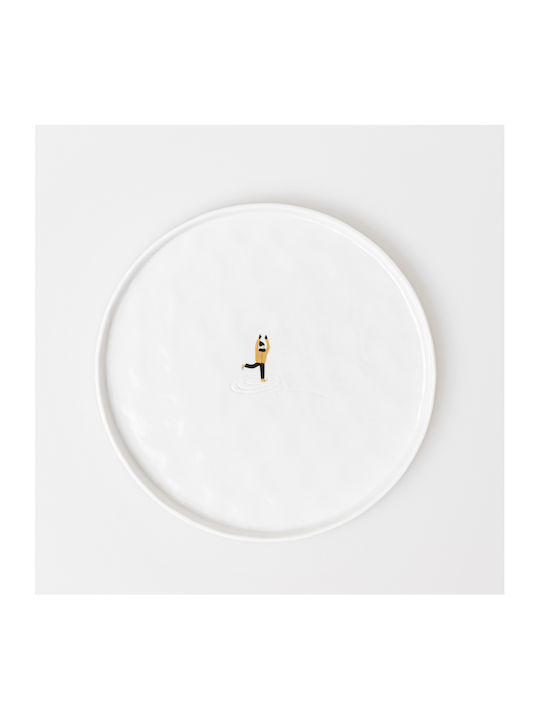 Raeder Porcelain Plate "Ice Skating" 22cm