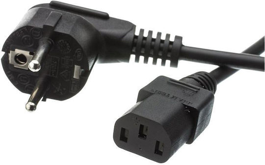 Tele Schuko - IEC C13 Kabel 1.2m Schwarz (CR-440)