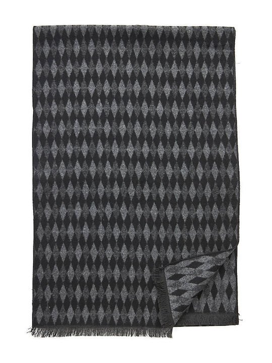 Verde Men's Scarf Black