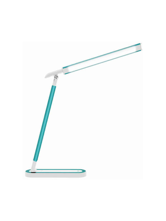 Fos me LED Office Lamp Foldable in Turquoise Color