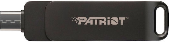 Patriot Rage R550 1.0TB USB 2.0 Stick with connection USB-A & USB-C Black