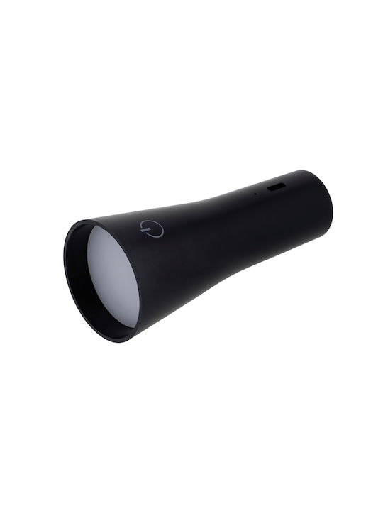 Active Jet Wiederaufladbar LED Schreibtischlampe in Schwarz Farbe