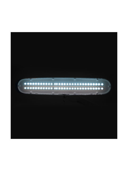 801-L LED Schreibtischlampe mit klappbarem Arm und Clip in Weiß Farbe