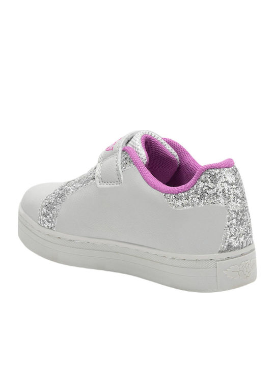 Mille Stelle Kids Sneakers with Scratch Silver