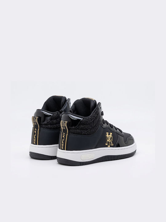 Replay Kids Sneakers High Black