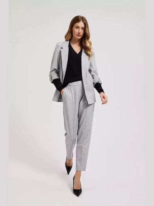 Make your image Women's Blazer Light Grey