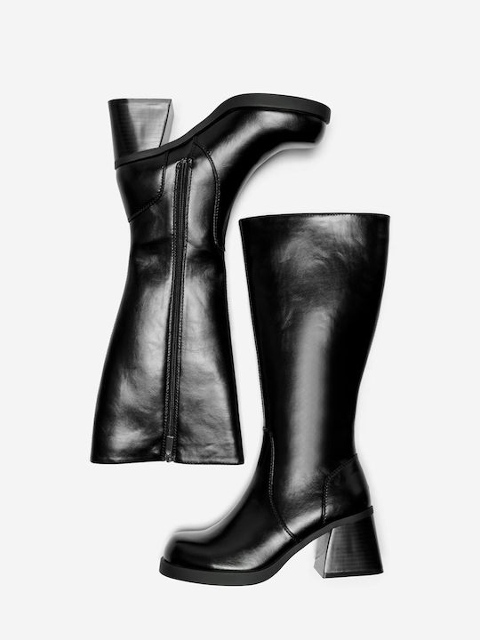 Only Women's Boots with Medium Heel Black