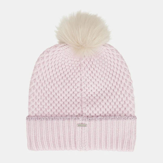 Beanie Beanie Knitted in Ecru color