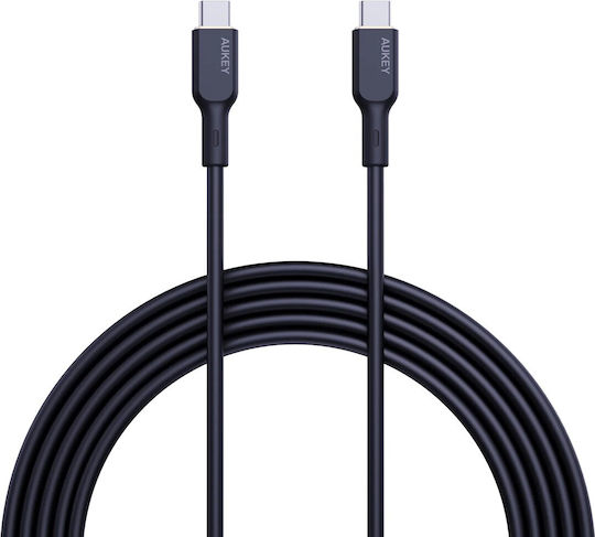 Aukey USB 2.0 Cable USB-C male - USB-C 240W PD Μαύρο 1m CB-SCC241