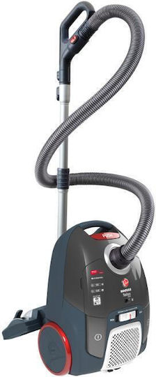 Hoover Telios Extra TX63SE 011 Ηλεκτρική Σκούπα 550W με Σακούλα 3.5lt Γκρι