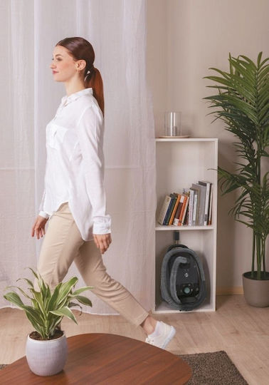 Hoover HE321PAF 011 Ηλεκτρική Σκούπα 850W με Σακούλα 4lt Μαύρη