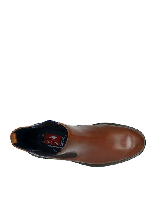 Leather Chelsea Boots Tabac
