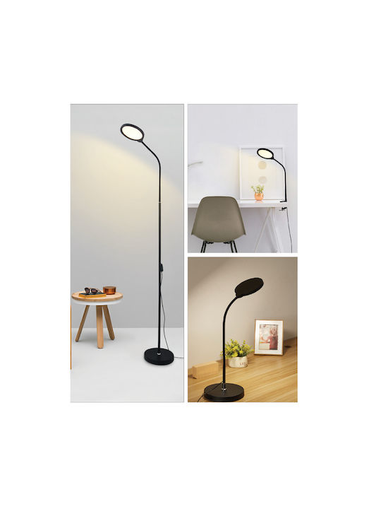 Aca LED Office Lamp in Black Color