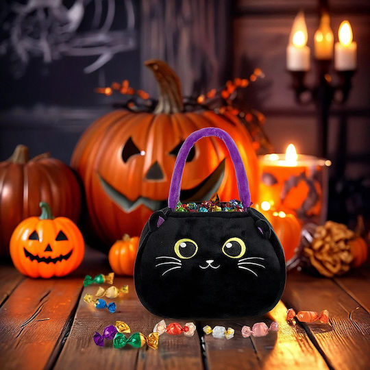 Legami Milano Υφασμάτινη Τσάντα για Δώρο με Θέμα "Halloween" Μαύρη 20εκ.