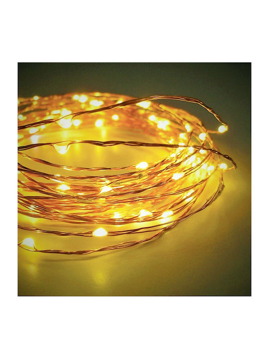 Lichter LED 20m. Warmes Weiß Solar in Zeichenfolge 1Stück
