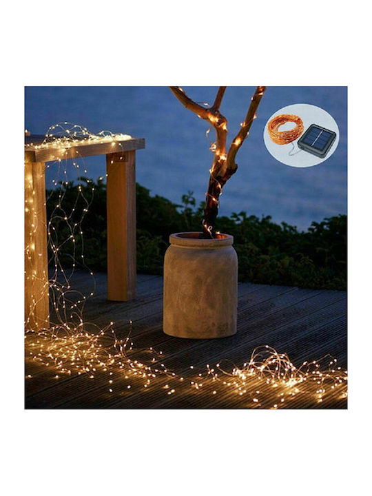 Lights LED 20m. Warm White Solar in String 1pcs