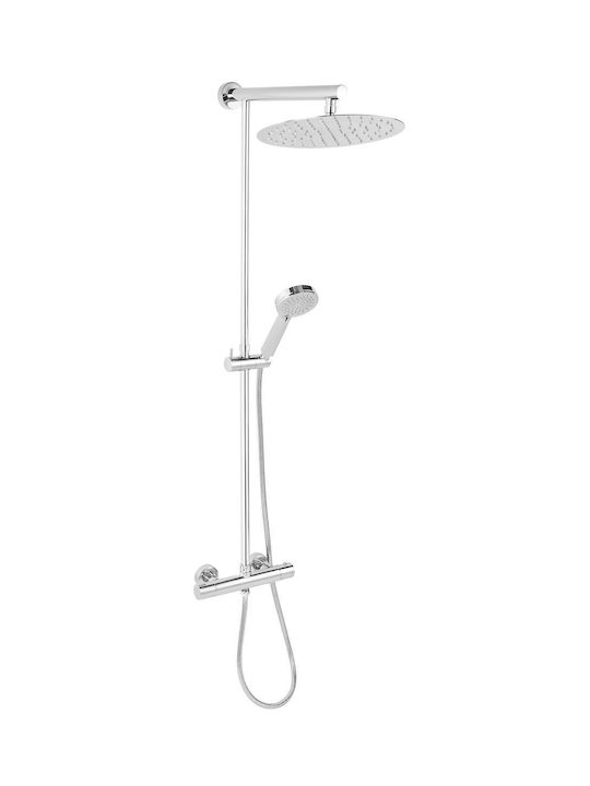 Ferro 2 In 1 Shower Set Trevi Thermostatic Shower Vasto Basin Mixer Chrome Brass Ferro 2 In 1 Shower Set Trevi Thermostatic Shower Vasto Basin Mixer Chrome Brass