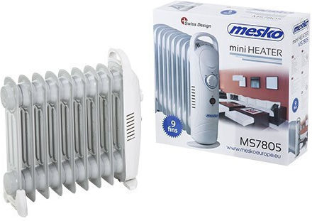 Mesko MS 7805 Καλοριφέρ Λαδιού με 9 Φέτες 1000W
