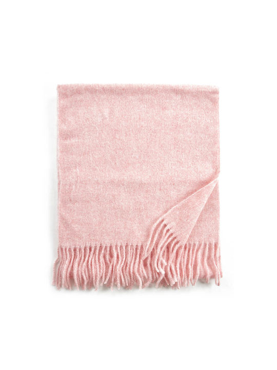 Verde Women's Wool Scarf Pink