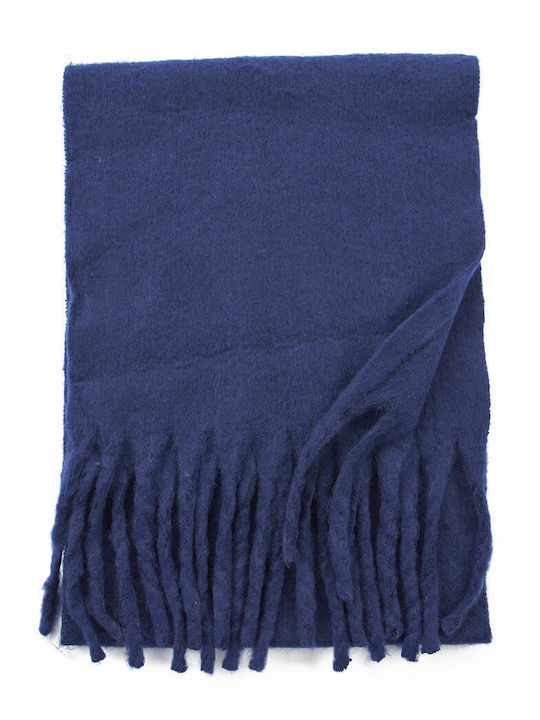 Verde Women's Wool Scarf Blue