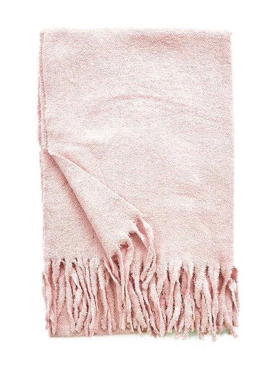 Verde Women's Wool Scarf Pink