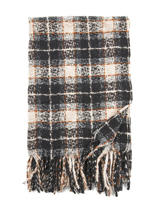 Verde Women's Wool Scarf Black