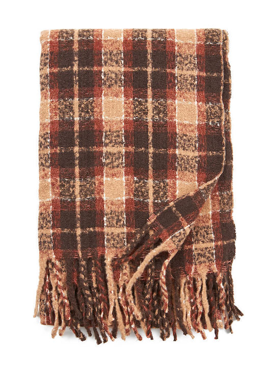 Verde Women's Wool Scarf Brown