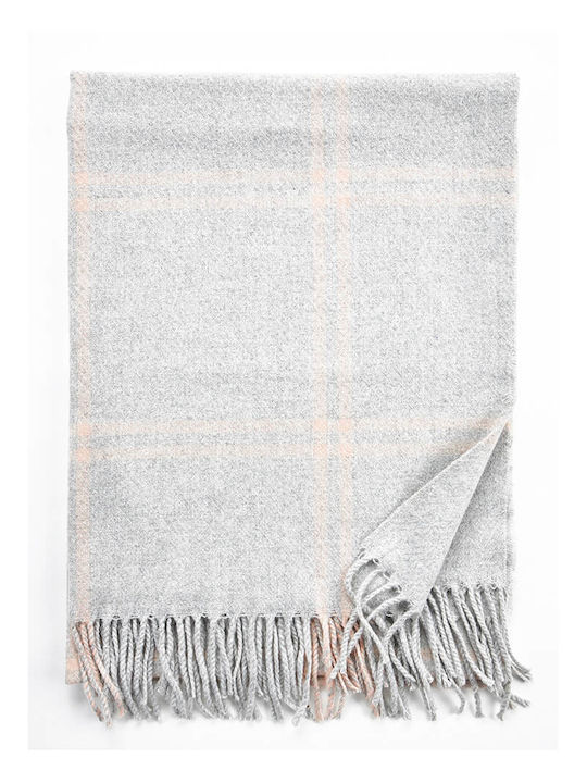 Verde Women's Wool Scarf Gray