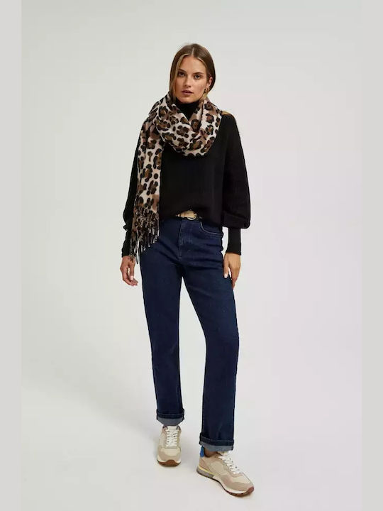 Frauen Wollschal Beige